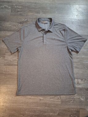 Travis Mathew Men's Grey Heather Performance Polo